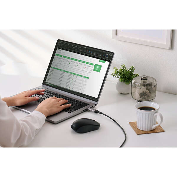 ELECOM USB Type-C(TM) LAN変換ケーブル(1Gbps) 5m ブラック [LD-CL1G50BK]