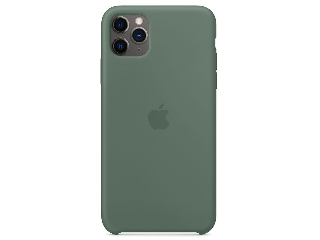 Apple iPhone 11 Pro Max シリコーンケース - パイングリーン [MX012FE/A]