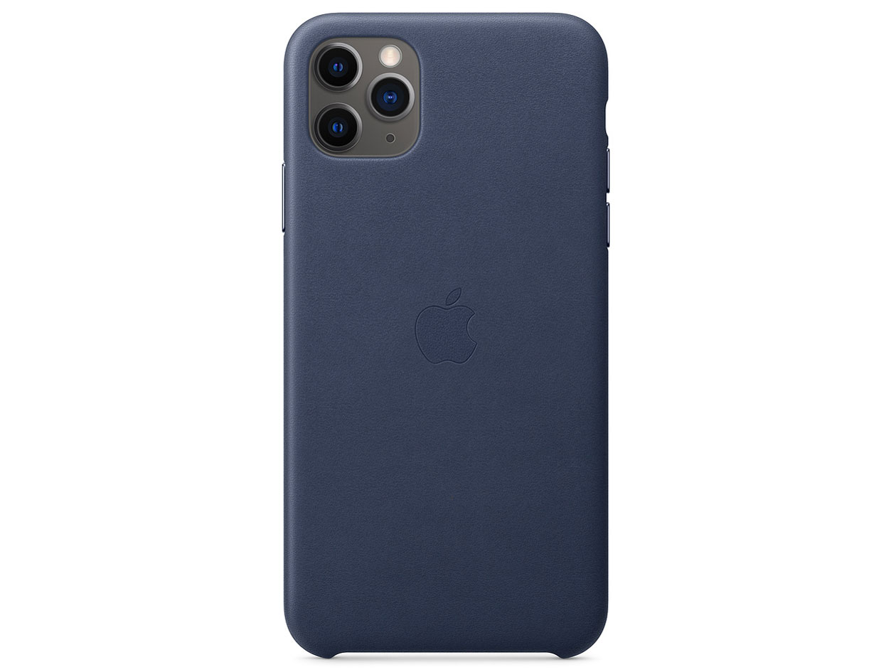 Apple iPhone 11 Pro Maxレザーケース - ミッドナイトブルー [MX0G2FE/A]