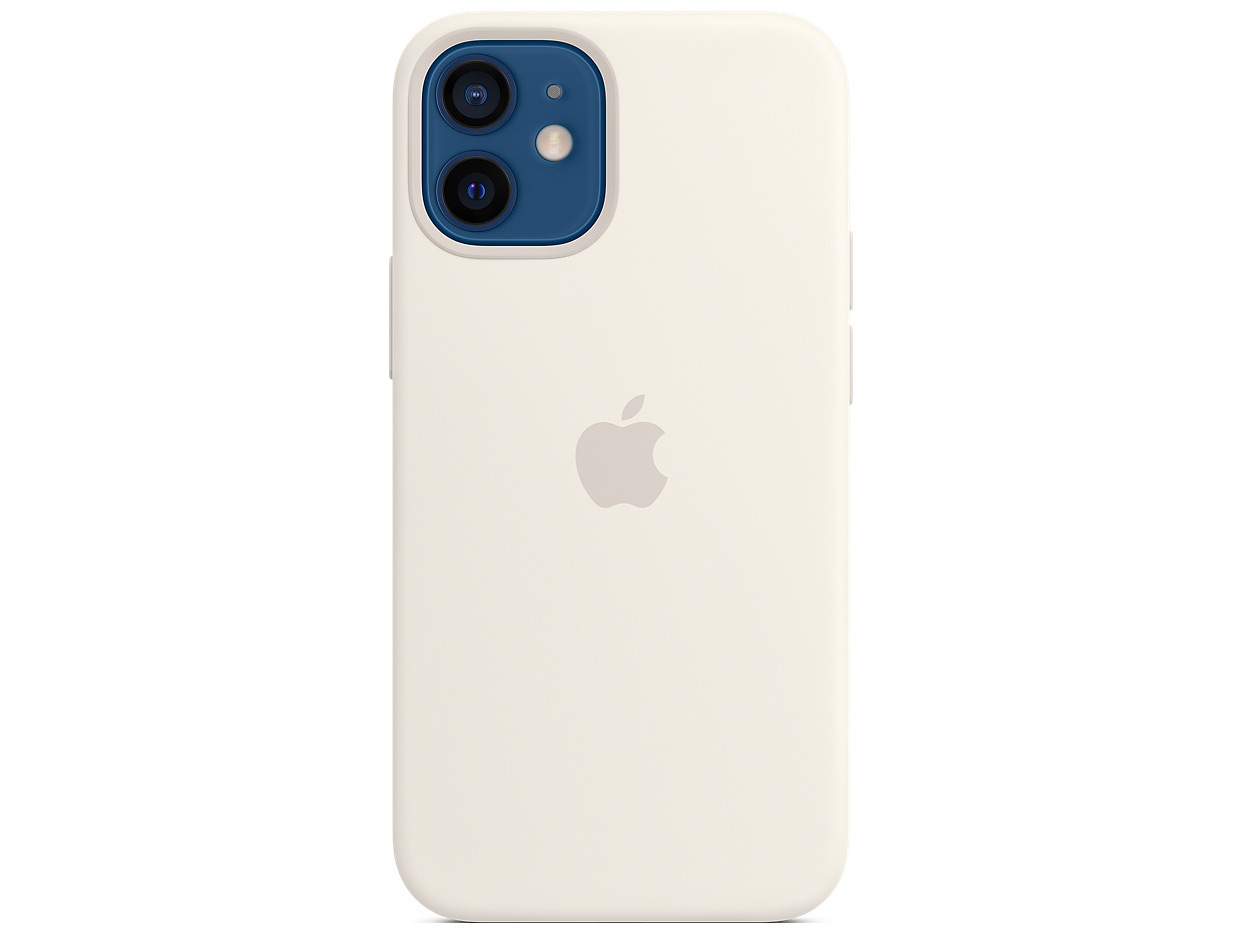 Apple iPhone 12 Mini シリコーンケース(MAG)  MHKV3FE/A[ホワイト]