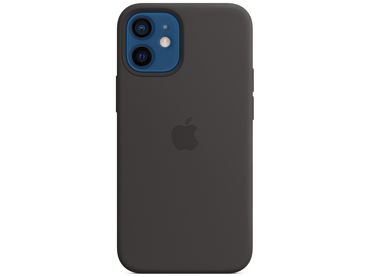 Apple MagSafe対応iPhone 12 miniシリコーンケース - ブラック [MHKX3FE/A]
