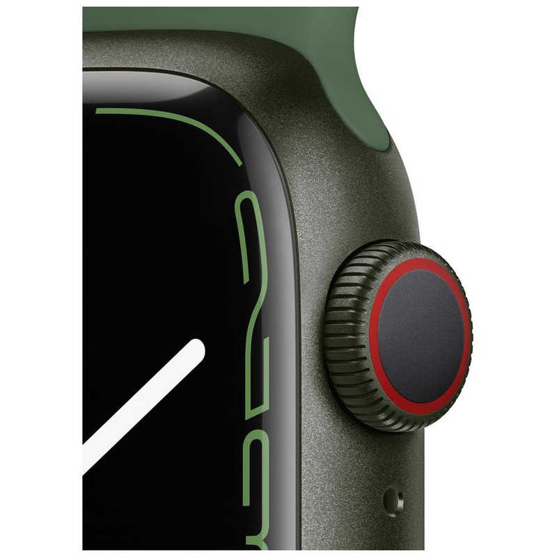 【アウトレット】Apple Watch Series 7 GPS+Cellularモデル 41mm MKHT3J/A [クローバースポーツバンド]【2026年11月までメーカー保証あり】