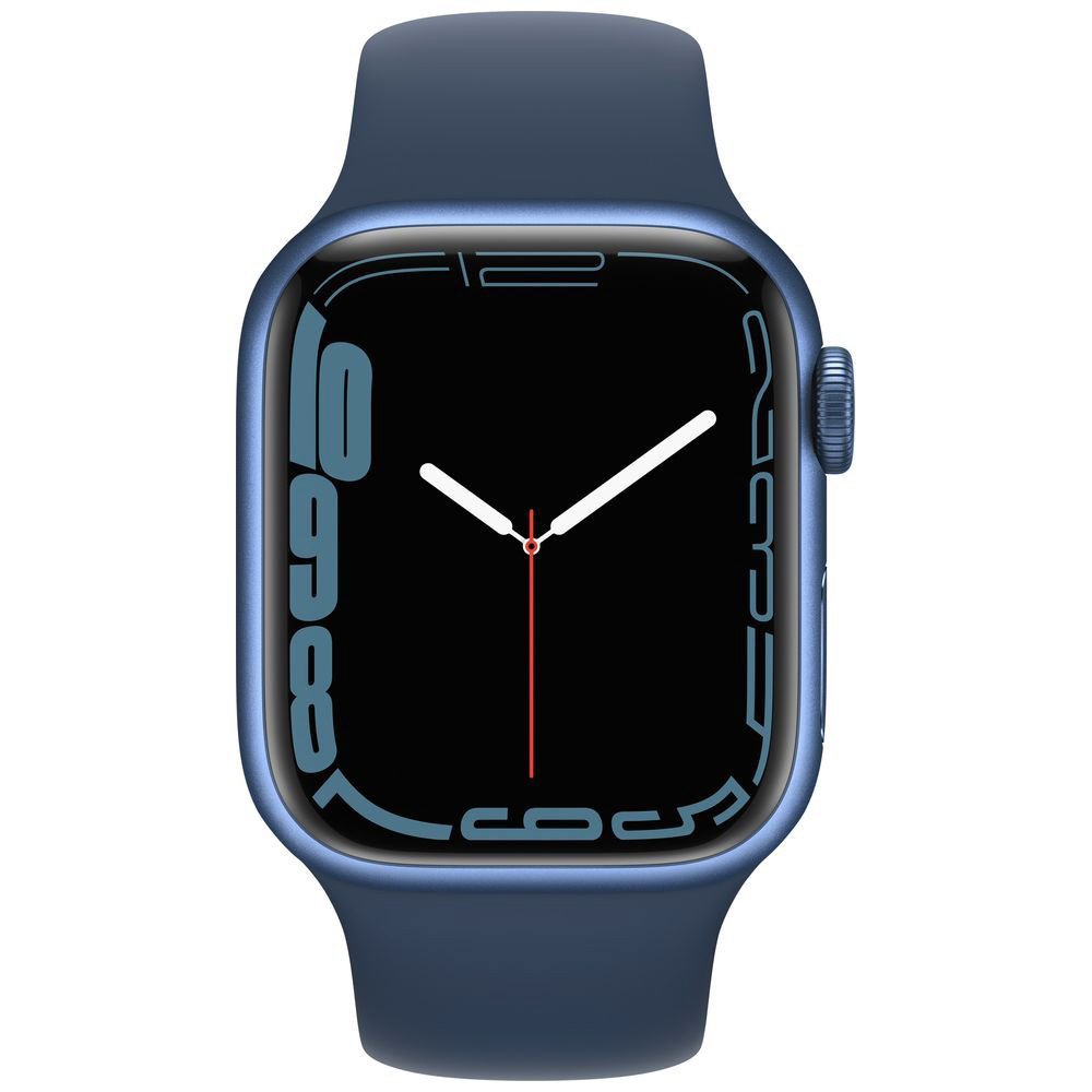 Apple Watch Series 7 GPS+Cellularモデル 41mm MKHU3J/A [アビスブルースポーツバンド]
