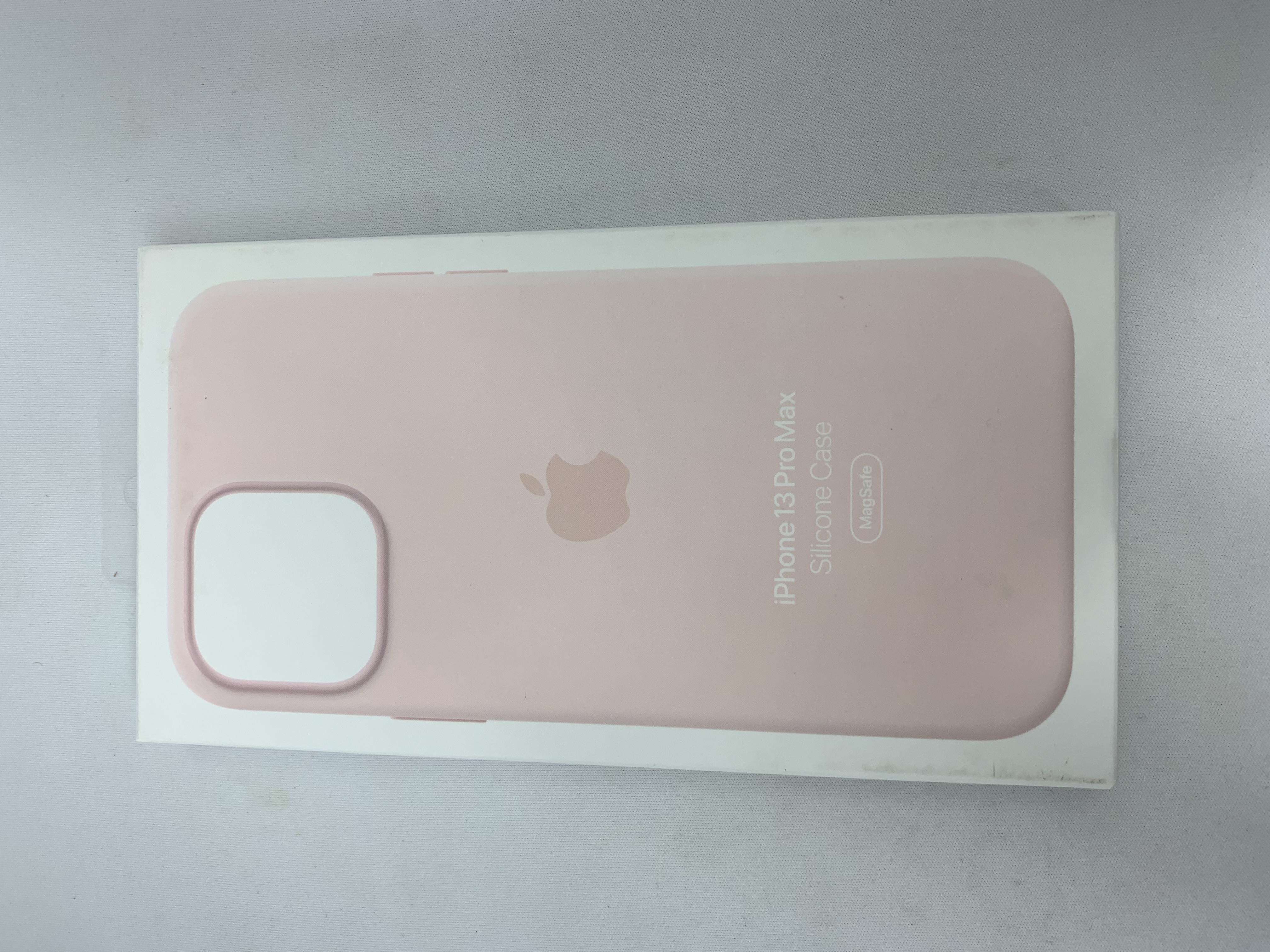【中古】【店頭展示使用品】【返品不可商品】Apple MagSafe対応 iPhone 13 Pro Max シリコーンケース チョークピンク MM2R3FEA