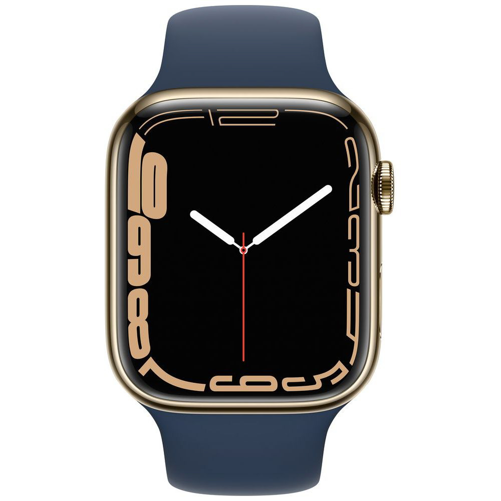 Apple Watch Series 7 GPS+Cellularモデル 45mm MN9M3J/A  [ゴールドステンレススチールケース/アビスブルースポーツバンド]｜パソコン・スマートフォン・デジタル機器販売のPC  DEPOT(ピーシーデポ)WEBSHOP