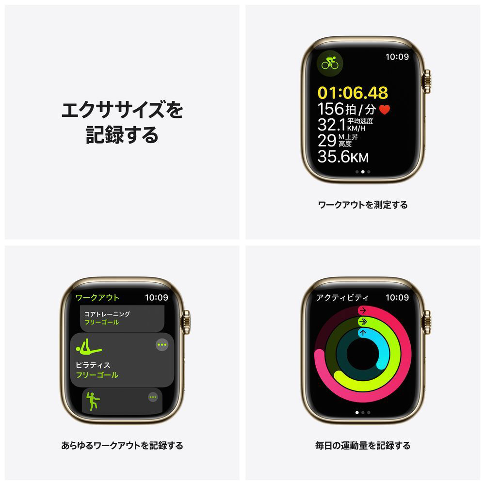 Apple Watch Series 7 GPS+Cellularモデル 45mm MN9M3J/A [ゴールド