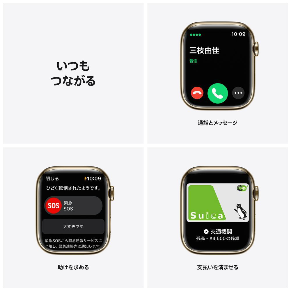 Apple Watch Series 7 GPS+Cellularモデル 45mm MN9M3J/A [ゴールド