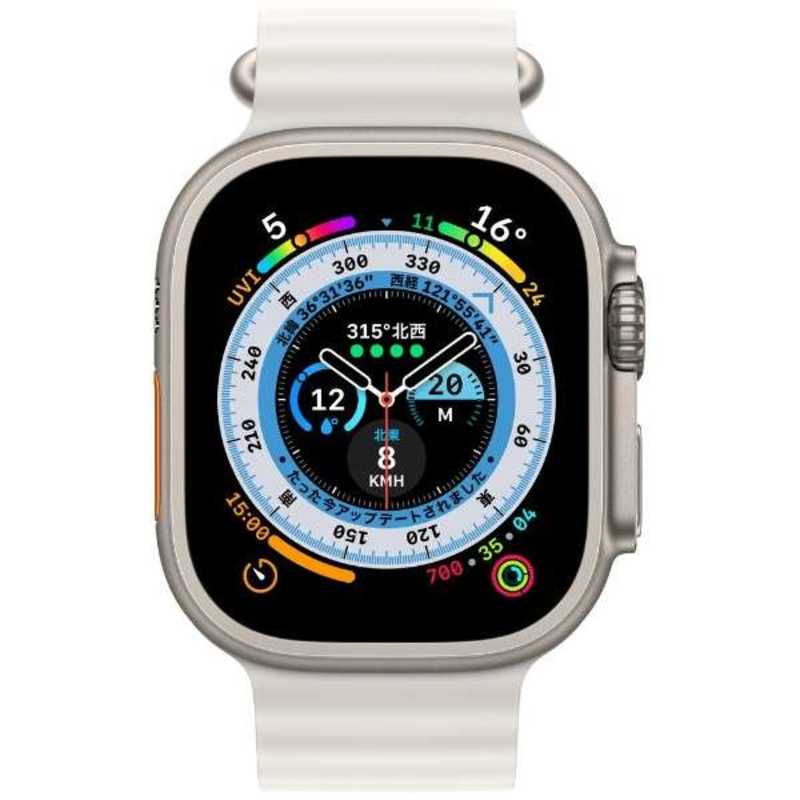 【訳あり品】【箱破損】【未開封・未使用】【返品不可商品】Apple Watch Ultra GPS+Cellularモデル 49mm MNHF3J/A [ホワイトオーシャンバンド]
