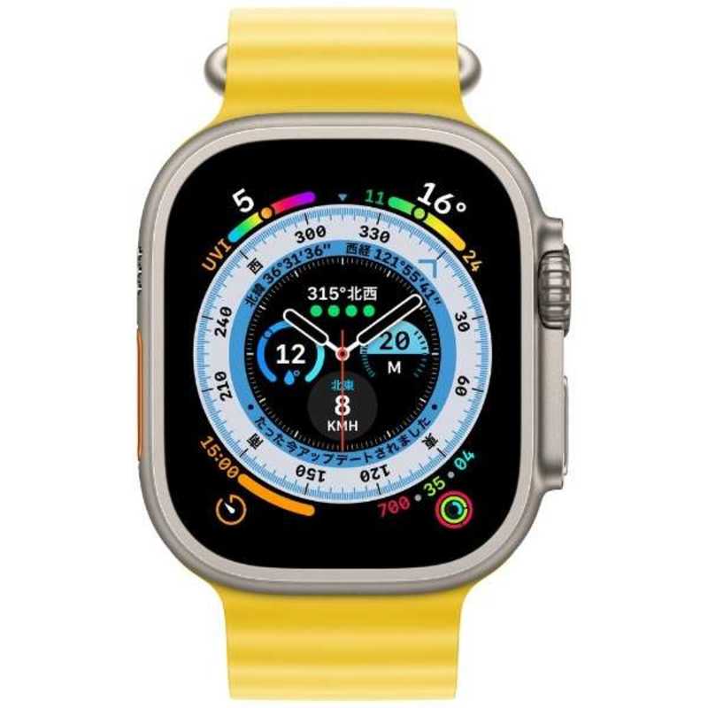 Apple Watch Ultra GPS+Cellularモデル 49mm MNHG3J/A [イエローオーシャンバンド]