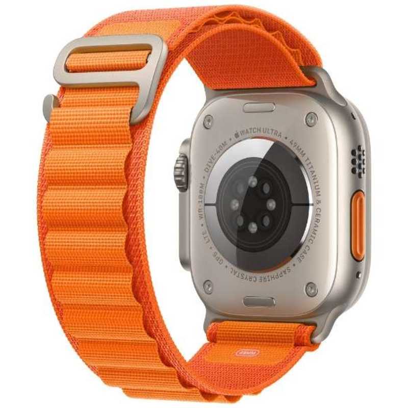 Apple Watch Ultra GPS+Cellularモデル 49mm MNHH3J/A [オレンジアルパインループ S]