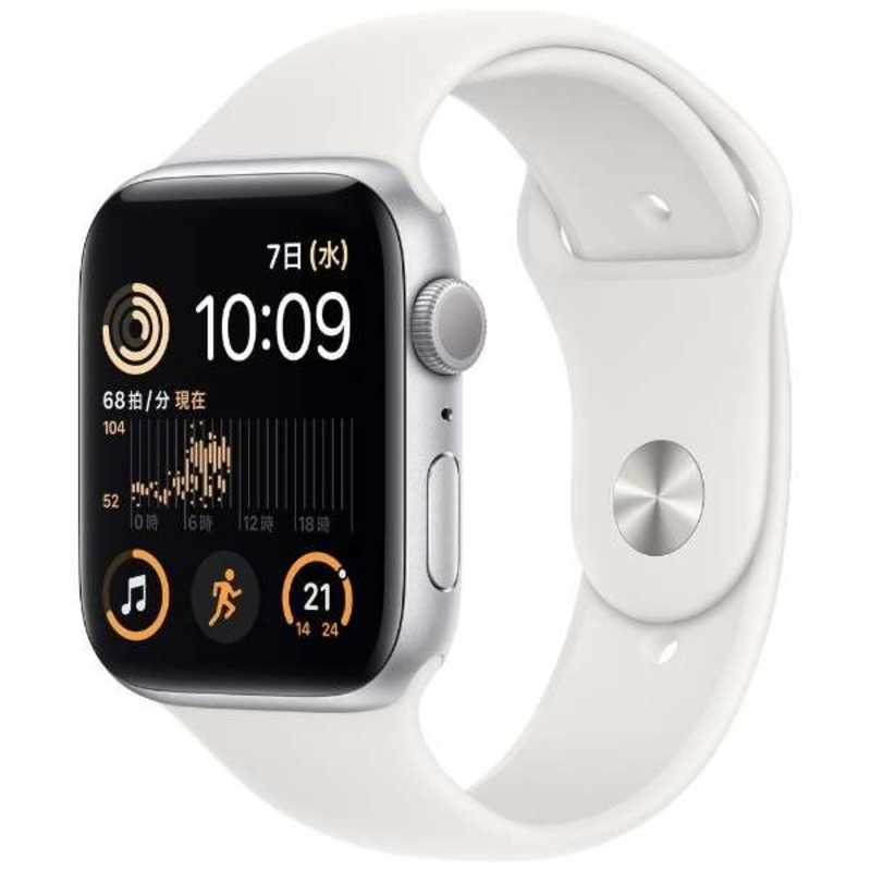 Apple Watch SE 第2世代 GPSモデル 44mm MNK23J/A  [シルバー/ホワイトスポーツバンド]｜パソコン・スマートフォン・デジタル機器販売のPC DEPOT(ピーシーデポ)WEBSHOP