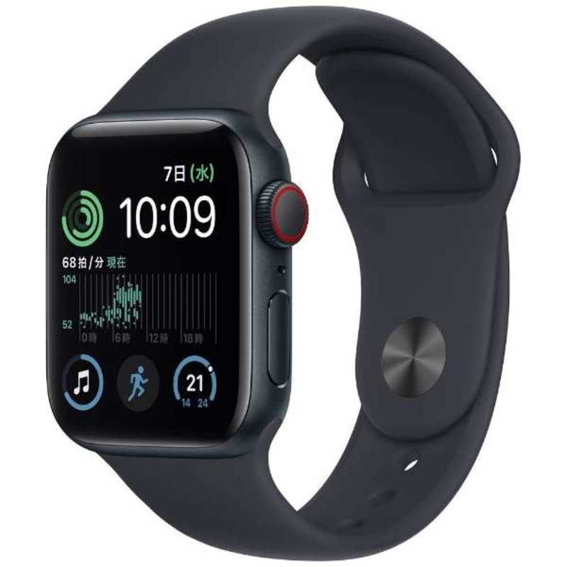 Apple Watch SE 第2世代 GPS+Cellularモデル 40mm MNPL3J/A [ミッドナイトスポーツバンド]