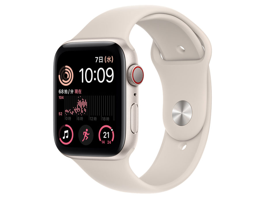 Apple Watch SE 第2世代 GPS+Cellularモデル 44mm MNPT3J/A [スター ...