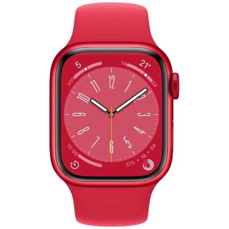 Apple Watch Series 8 GPS+Cellularモデル 41mm MNJ23J/A [(PRODUCT)REDスポーツバンド]