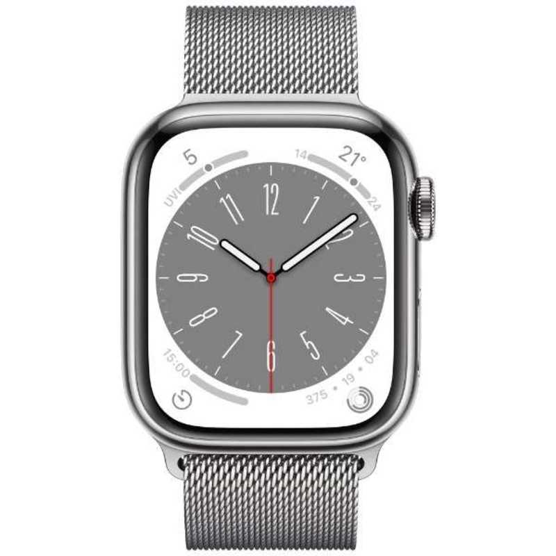 Apple Watch Series 8 GPS+Cellularモデル 41mm MNJ83J/A  [シルバーステンレススチールケース/シルバーミラネーゼループ]｜パソコン・スマートフォン・デジタル機器販売のPC  DEPOT(ピーシーデポ)WEBSHOP