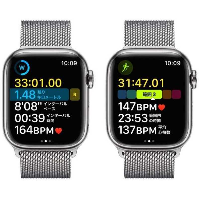 Applewatch series8 41mm ミラネーゼバンド GPS-