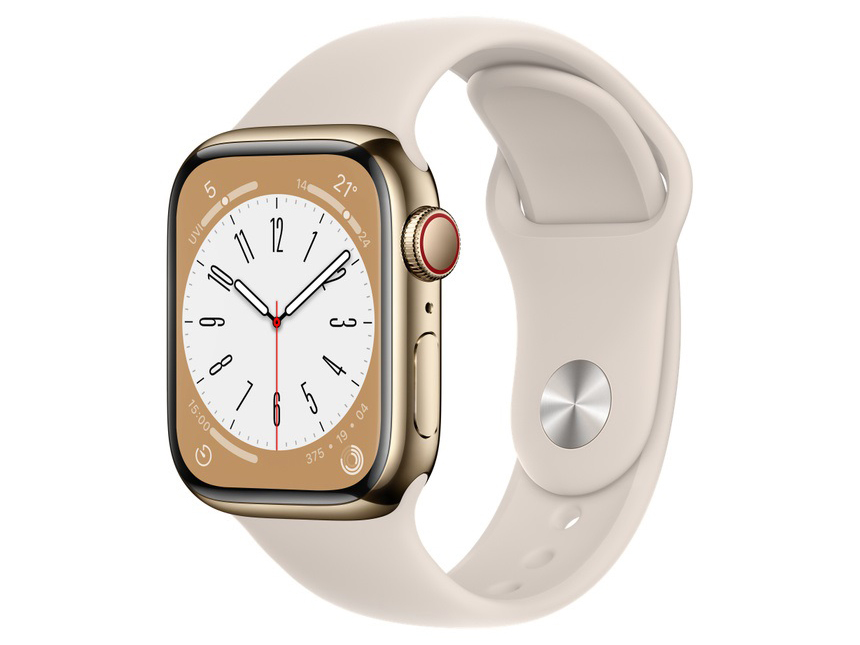 AppleWatch5 44mmGPS＋Cellularモデルゴールドステンレス-