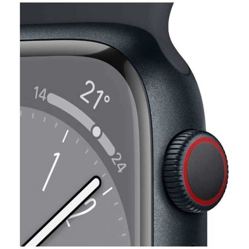 Apple Watch Series 8 GPS+Cellularモデル 45mm MNK43J/A [ミッドナイトスポーツバンド]