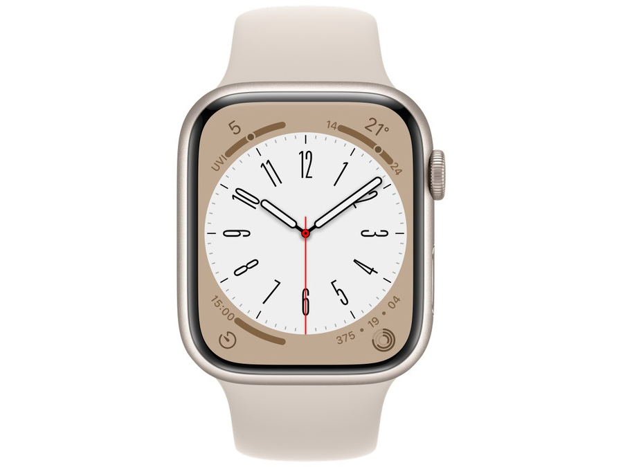Apple Watch Series 8 GPS+Cellularモデル 45mm MNK73J/A [スターライトスポーツバンド]