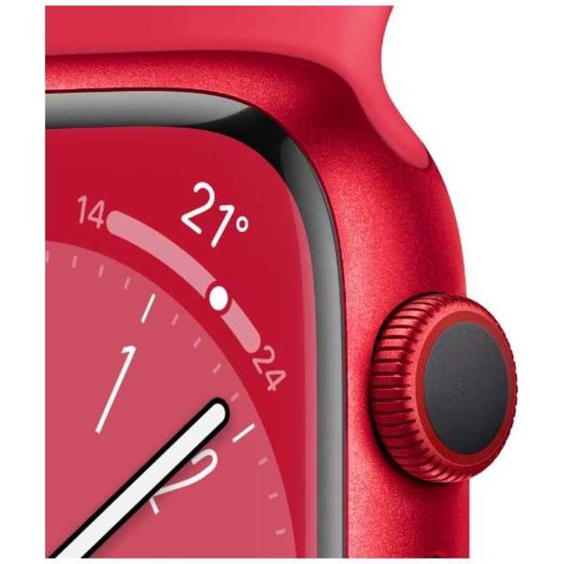 Apple Watch Series 8 GPS+Cellularモデル 45mm MNKA3J/A [(PRODUCT)REDスポーツバンド]