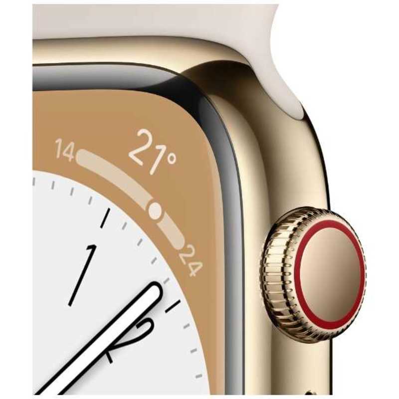 Apple Watch series8 45mm ゴールドステンレスモデル