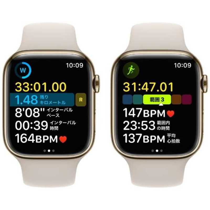 Apple Watch Series GPS+Cellularモデル 45mm MNKM3J/A  [ゴールドステンレススチールケース/スターライトスポーツバンド]｜パソコン・スマートフォン・デジタル機器販売のPC  DEPOT(ピーシーデポ)WEBSHOP