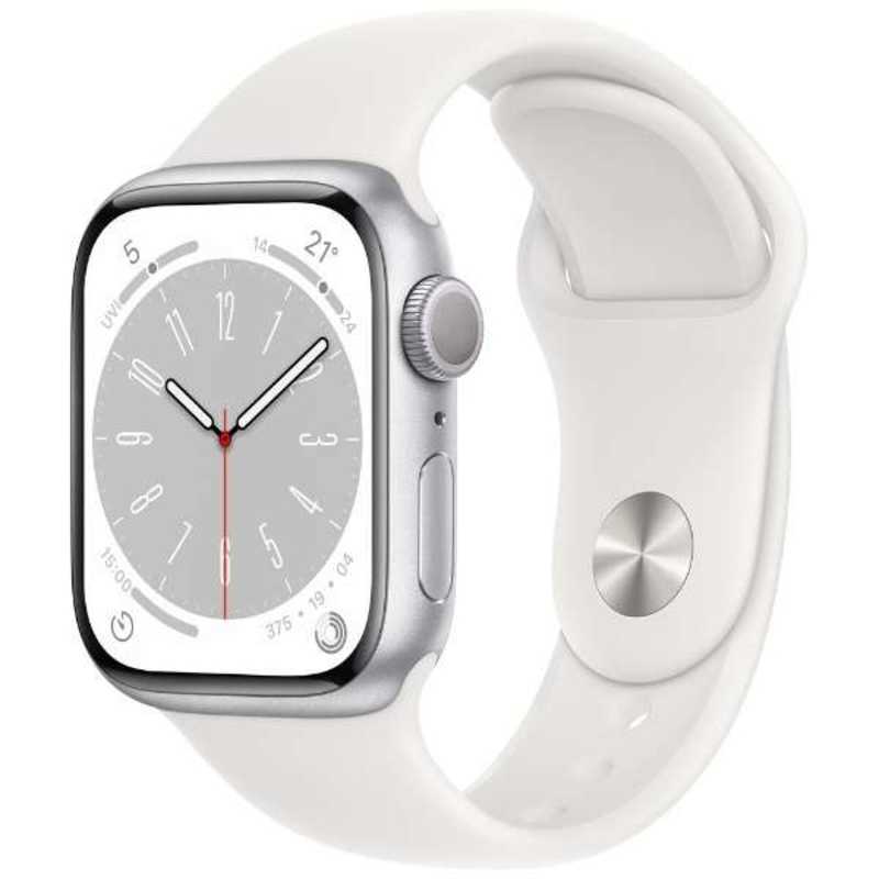 Apple Watch Series 8 GPSモデル 41mm MP6K3J/A [シルバー/ホワイト