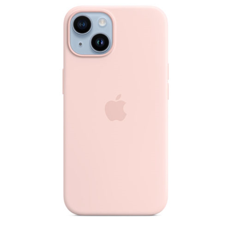 Apple MagSafe対応iPhone 14シリコーンケース チョークピンク MPRX3FE/A