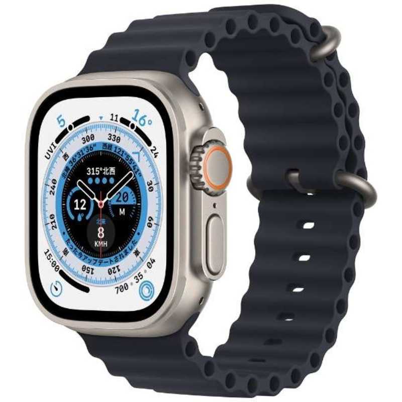 Apple Watch Ultra GPS+Cellularモデル 49mm MQFK3J/A [ミッドナイトオーシャンバンド]