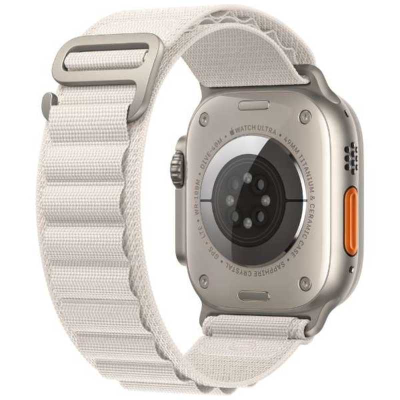 Apple Watch Ultra GPS+Cellularモデル 49mm MQFT3J/A [スターライトアルパインループ L]