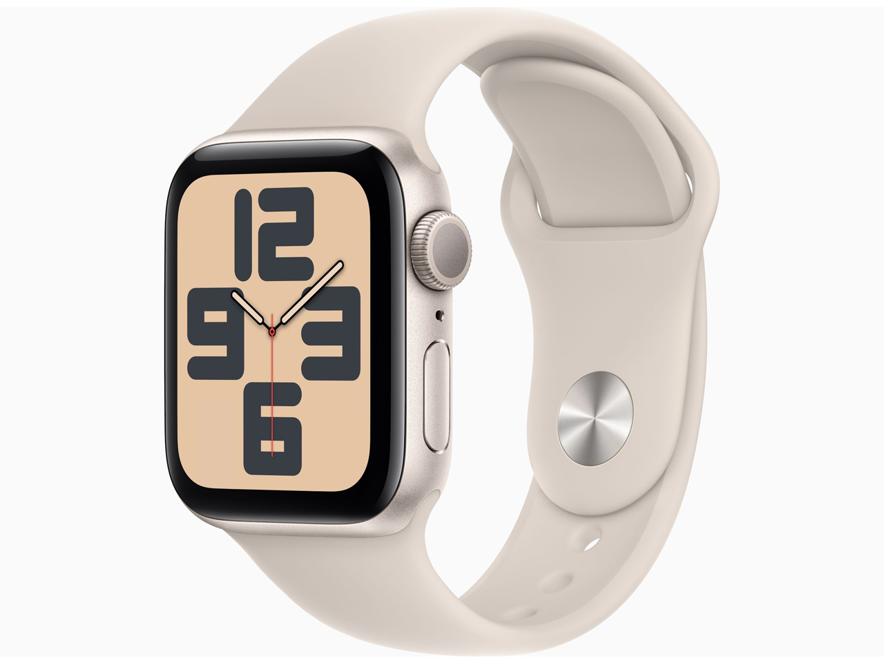 【開封未使用品】Apple Watch SE 第2世代 GPSモデル 40mm MR9U3J/A [スターライトスポーツバンド S/M]