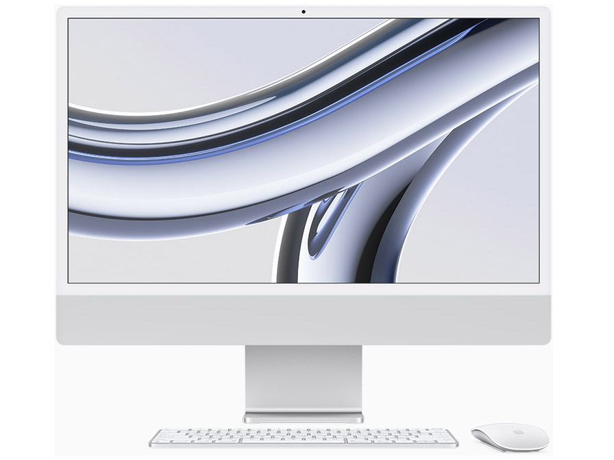 Apple iMac 24インチ Retina 4.5Kディスプレイモデル MQRJ3J/A [シルバー]
