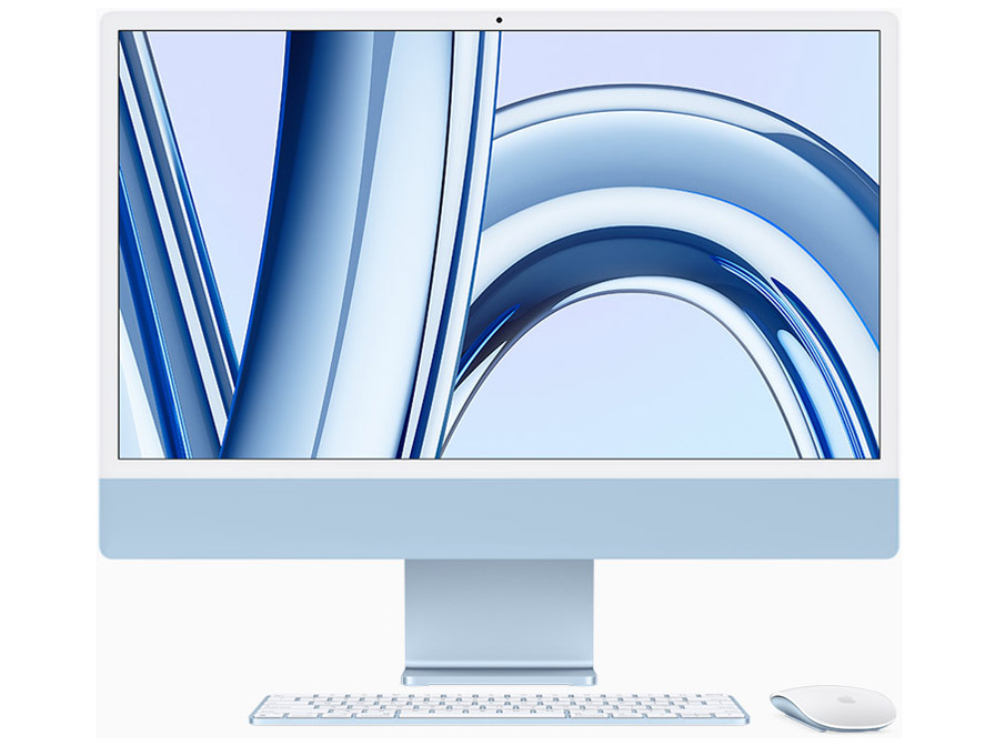 Apple iMac 24インチ Retina 4.5Kディスプレイモデル MQRR3J/A [ブルー]