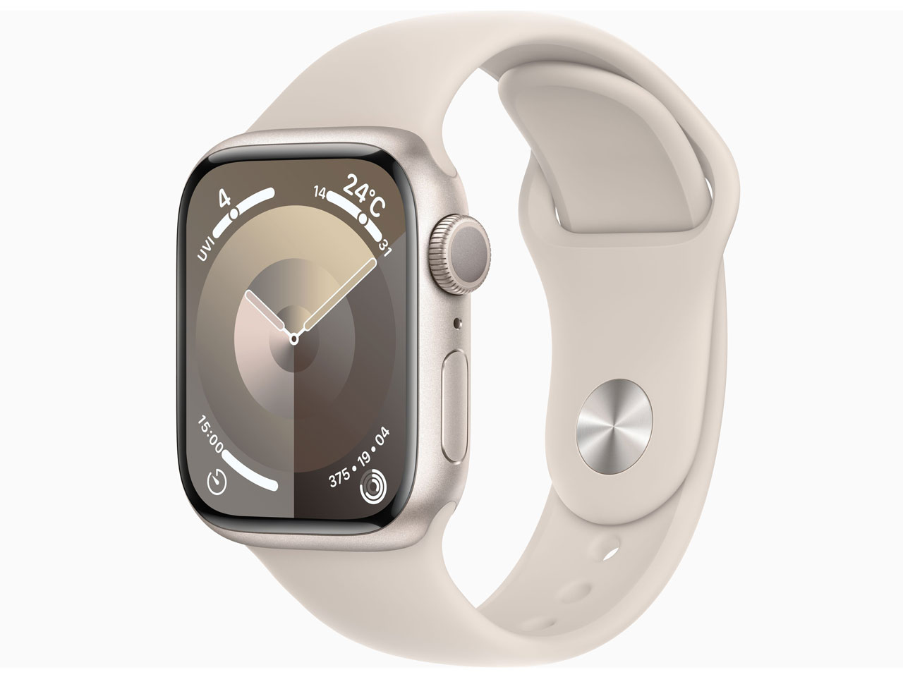 【箱破損】【未開封未使用品】Apple Watch Series 9 GPSモデル 41mm MR8U3J/A [スターライトスポーツバンド M/L]