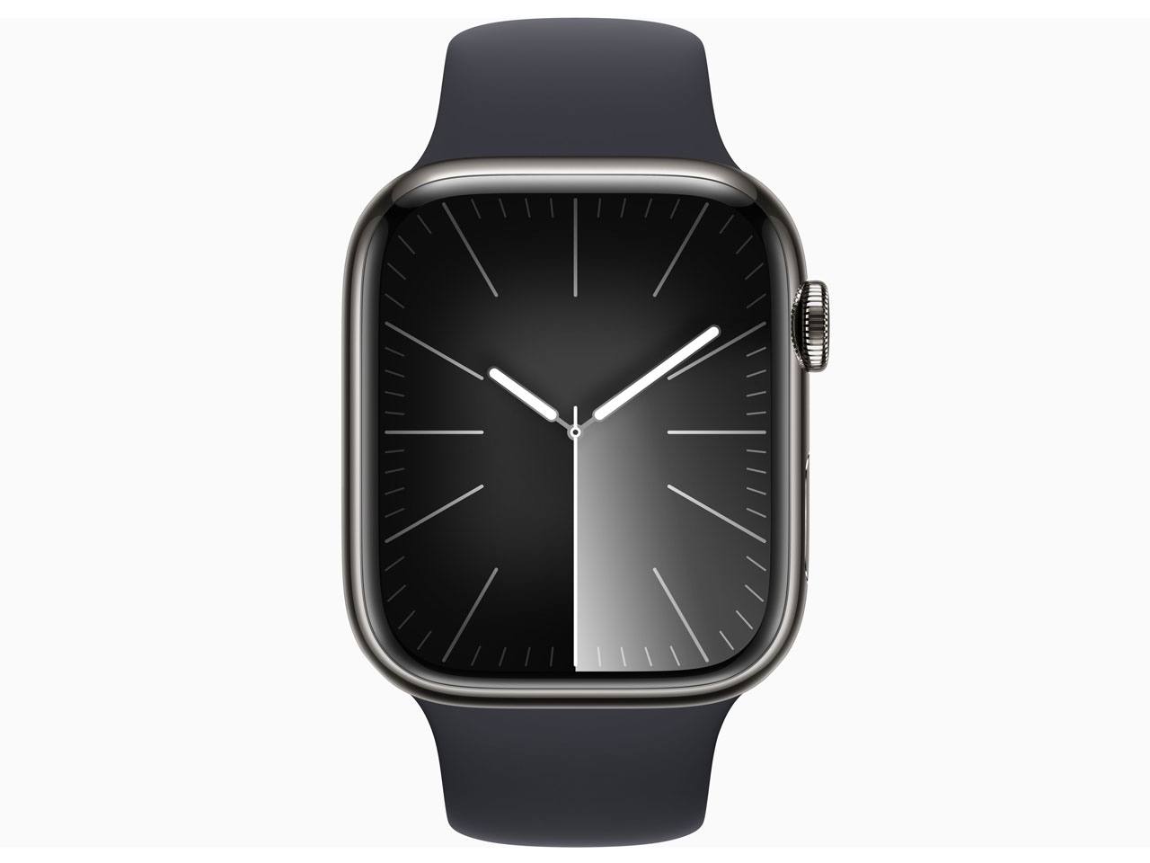 Apple Watch Series 9 GPS+Cellularモデル 45mm MRMV3J/A [グラファイトステンレススチールケース/ミッドナイトスポーツバンド S/M]