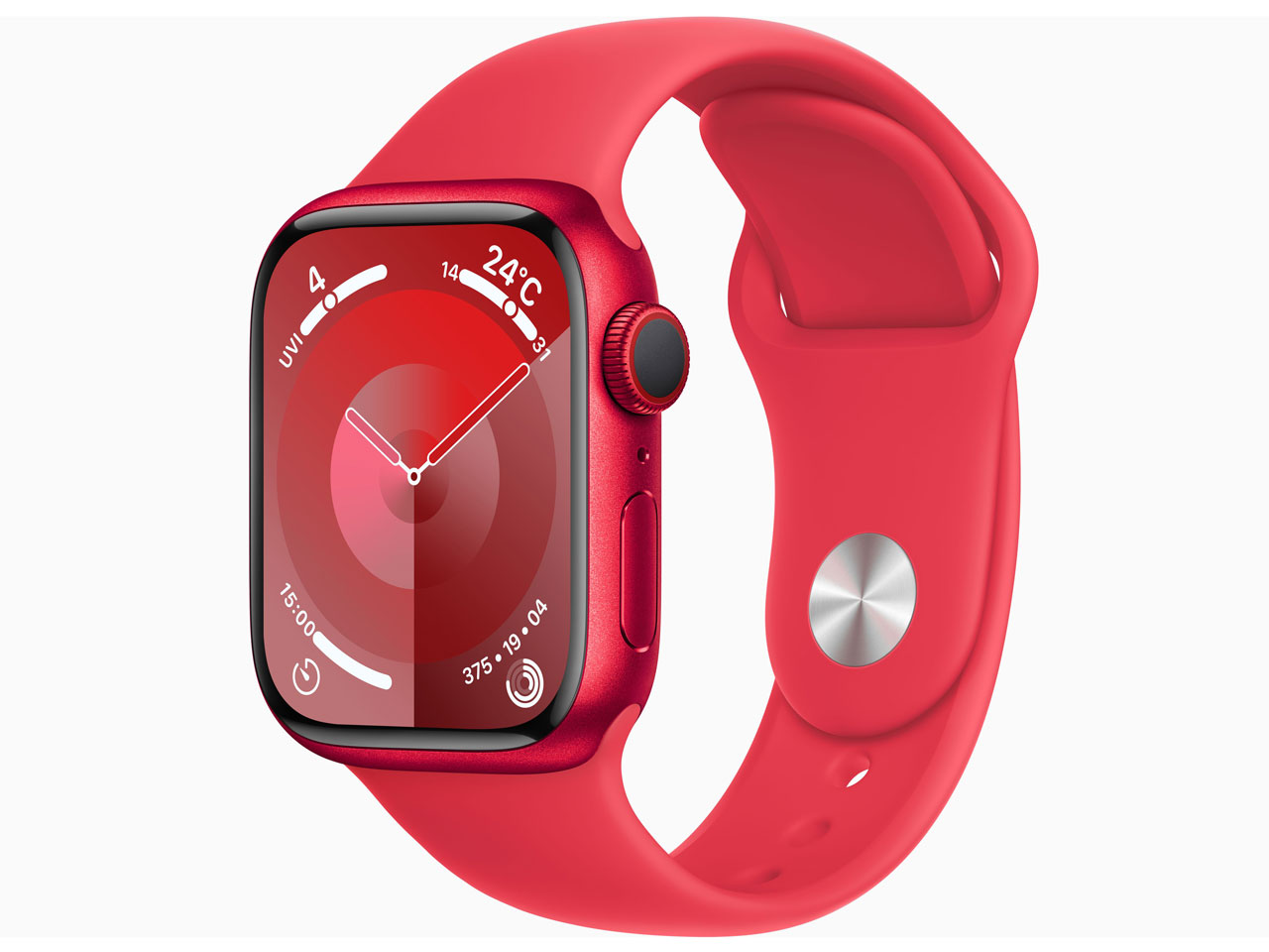 Apple Watch Series 9 GPS+Cellularモデル 41mm MRY63J/A [(PRODUCT)REDスポーツバンド S/M]