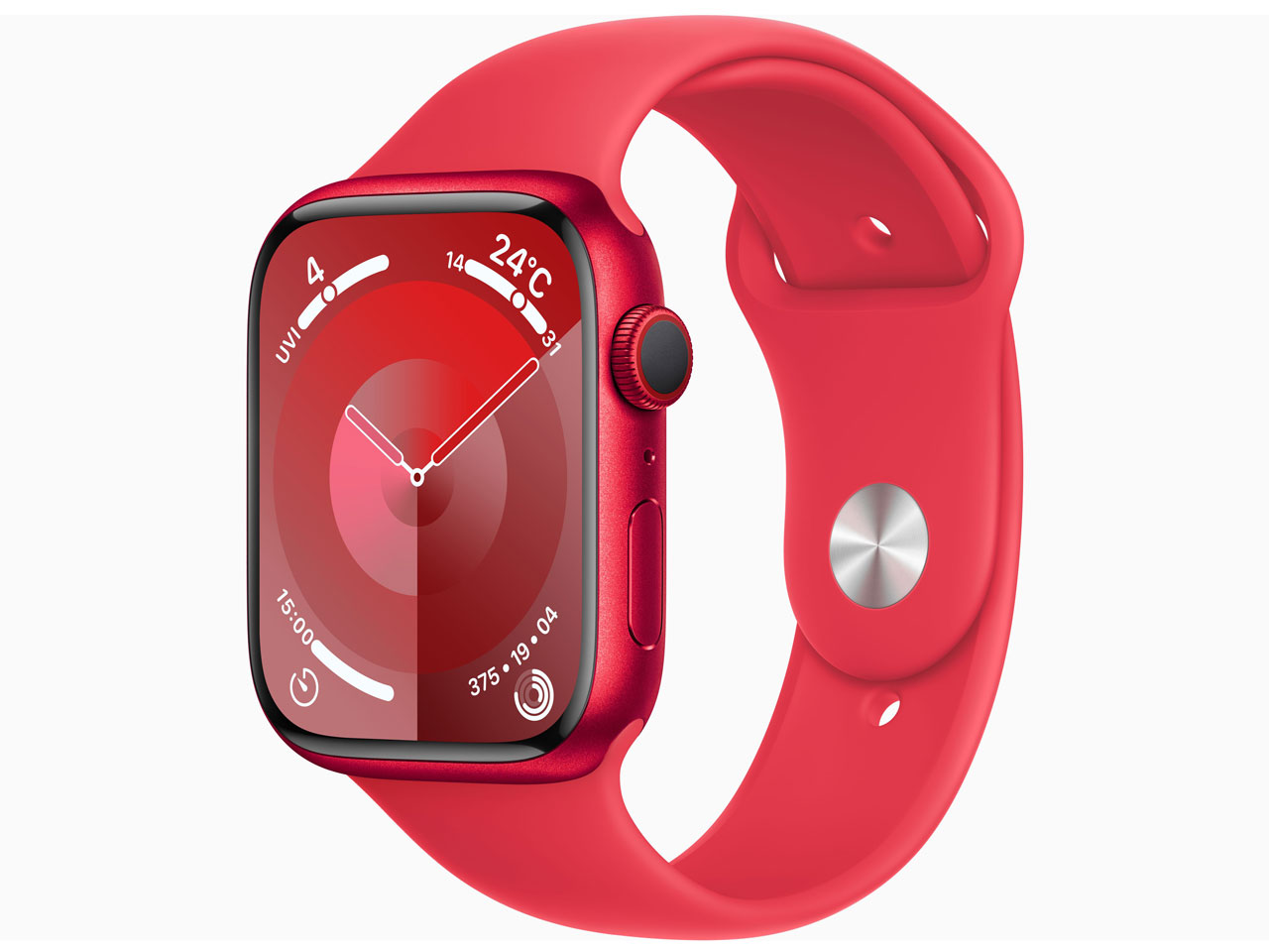 Apple Watch Series 9 GPS+Cellularモデル 45mm MRYG3J/A [(PRODUCT)REDスポーツバンド M/L]