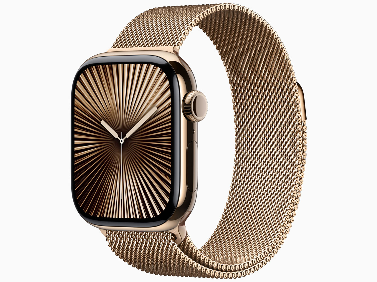 Apple Watch Series 10 GPS+Cellularモデル 42mm MX083J/A [ゴールドチタニウムケース・ゴールドミラネーゼループ]