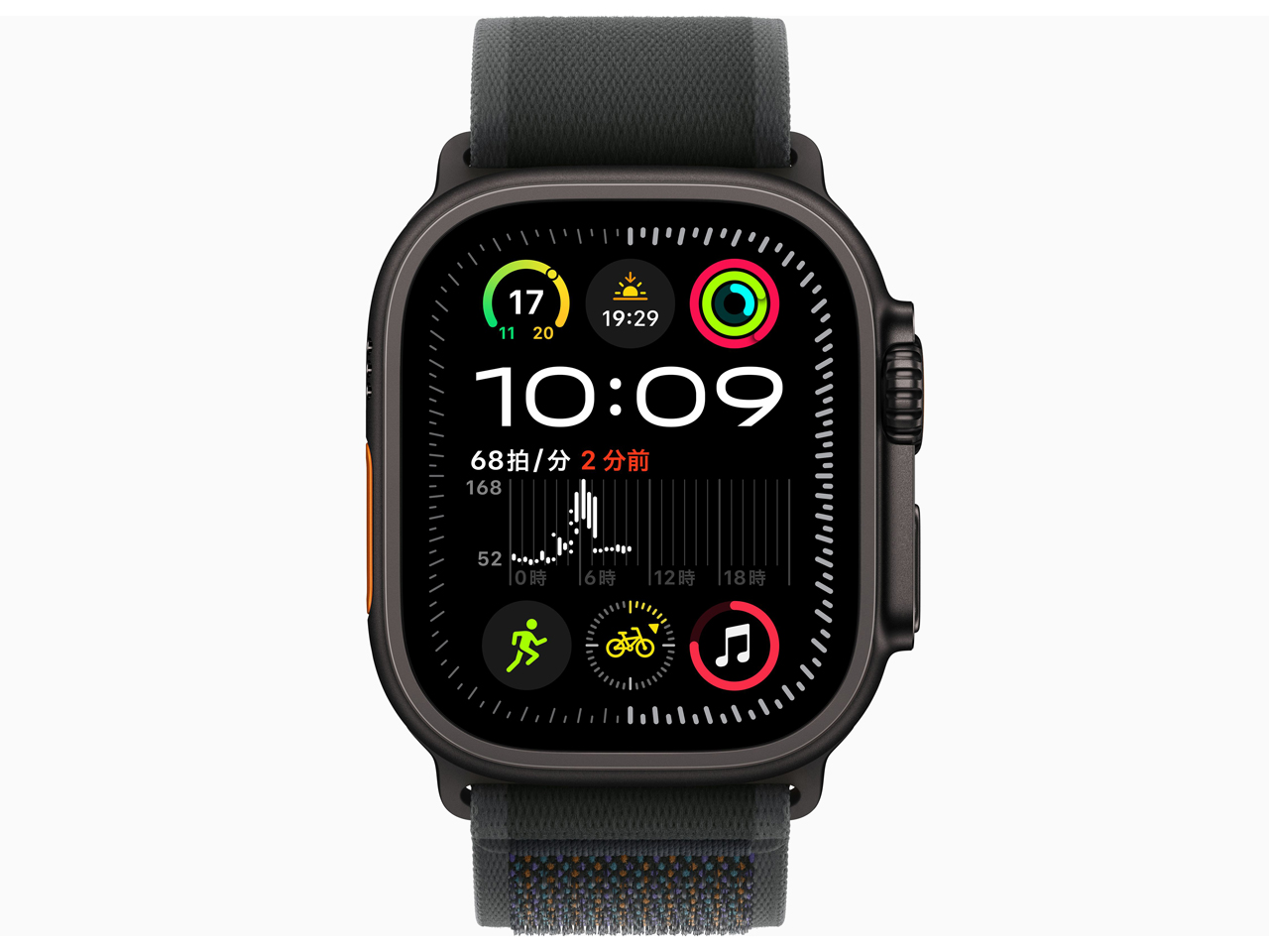 【ハロウィンセール】Apple Watch Ultra 2 GPS+Cellularモデル 49mm MX4U3J/A [ブラック・ブラックトレイルループ S/M]【10/16 16:00～10/23 11:00】
