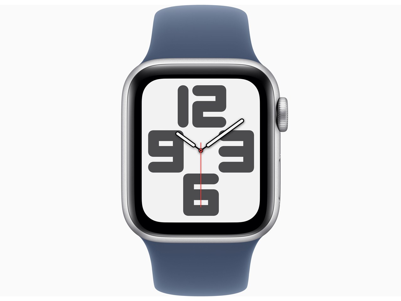 【在庫限り】Apple Watch SE 第2世代 GPSモデル 40mm MXEC3J/A [シルバー・デニムスポーツバンド S/M]