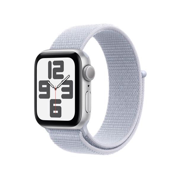 【在庫限り】Apple Watch SE 第2世代 GPSモデル 40mm MXEE3J/A [シルバー・ブルークラウドスポーツループ]