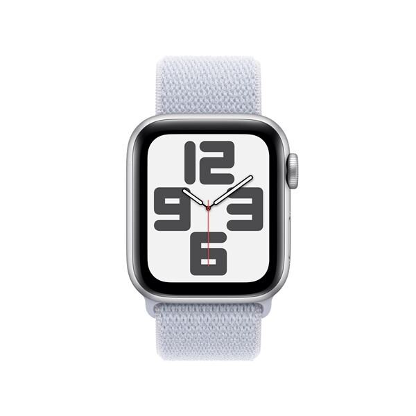 【在庫限り】Apple Watch SE 第2世代 GPSモデル 40mm MXEE3J/A [シルバー・ブルークラウドスポーツループ]