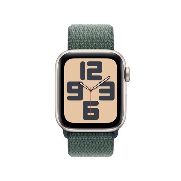 【在庫限り】Apple Watch SE 第2世代 GPSモデル 40mm MXEH3J/A [スターライト・レイクグリーンスポーツループ]