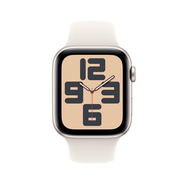 【在庫限り】Apple Watch SE 第2世代 GPSモデル 44mm MXEU3J/A [スターライトスポーツバンド S/M]