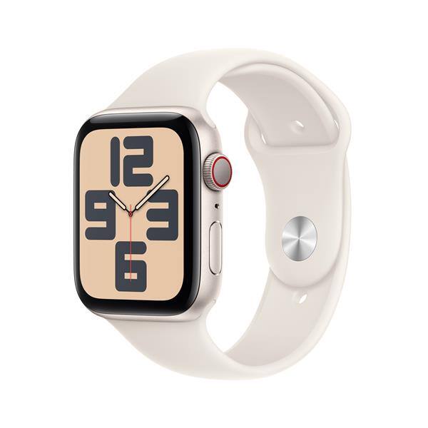 【在庫限り】Apple Apple Watch SE 第2世代 GPS+Cellularモデル 44mm MXGU3J/A [スターライトスポーツバンド M/L]