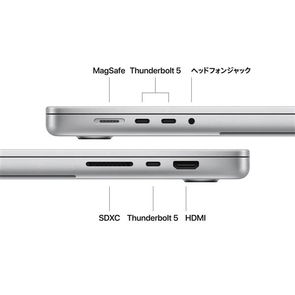 【在庫限り】Apple MacBook Pro Liquid Retina XDRディスプレイ 16.2インチ ストレージ1TB メモリ48GB MX2W3J/A 2024[シルバー]