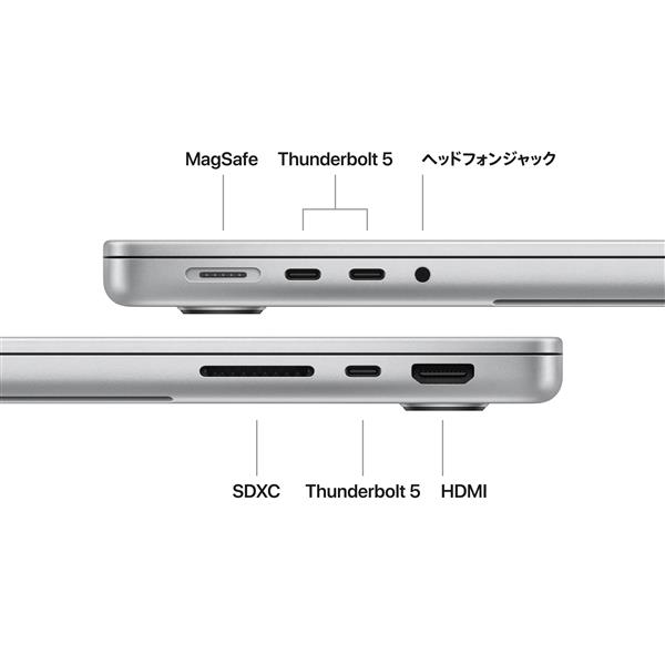 【ゴールデンウィークセール】【在庫限り】Apple MacBook Pro Liquid Retina XDRディスプレイ 14.2インチ ストレージ1TB メモリ36GB MX2G3J/A 2024[シルバー]