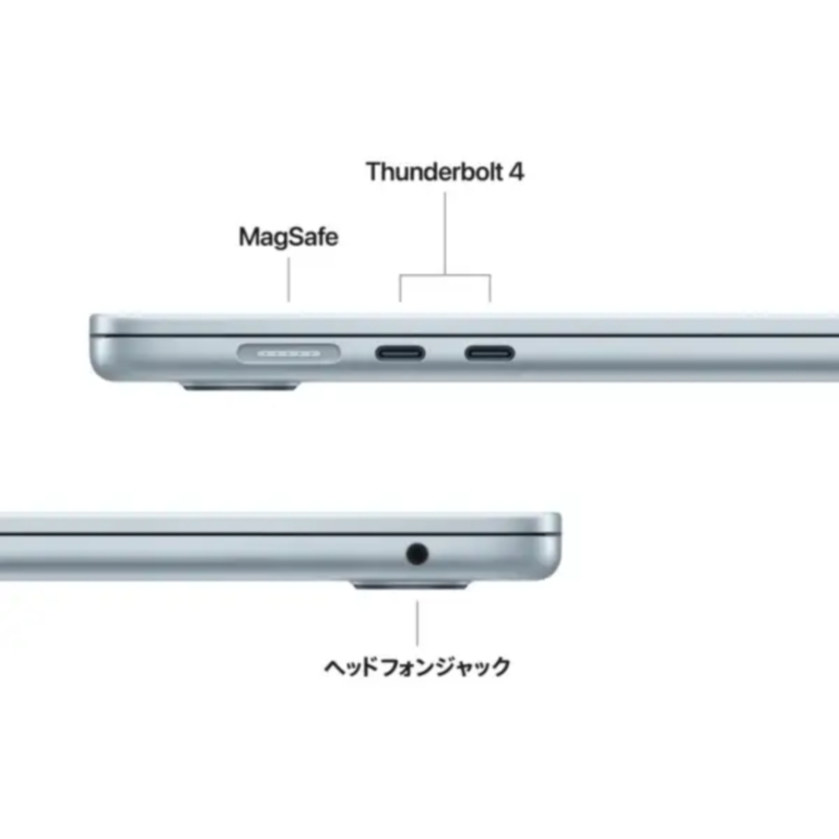 [お取り寄せ]Apple MacBook Air 15.3インチ Liquid Retinaディスプレイ MC7A4J/A [スカイブルー]