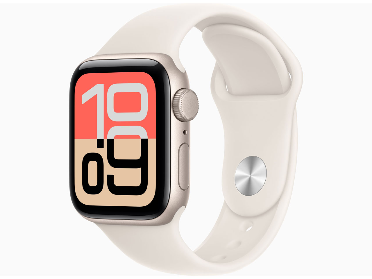 Apple Watch SE 3 GPSモデル 40mm MEH34J/A [スターライトスポーツバンド S/M]