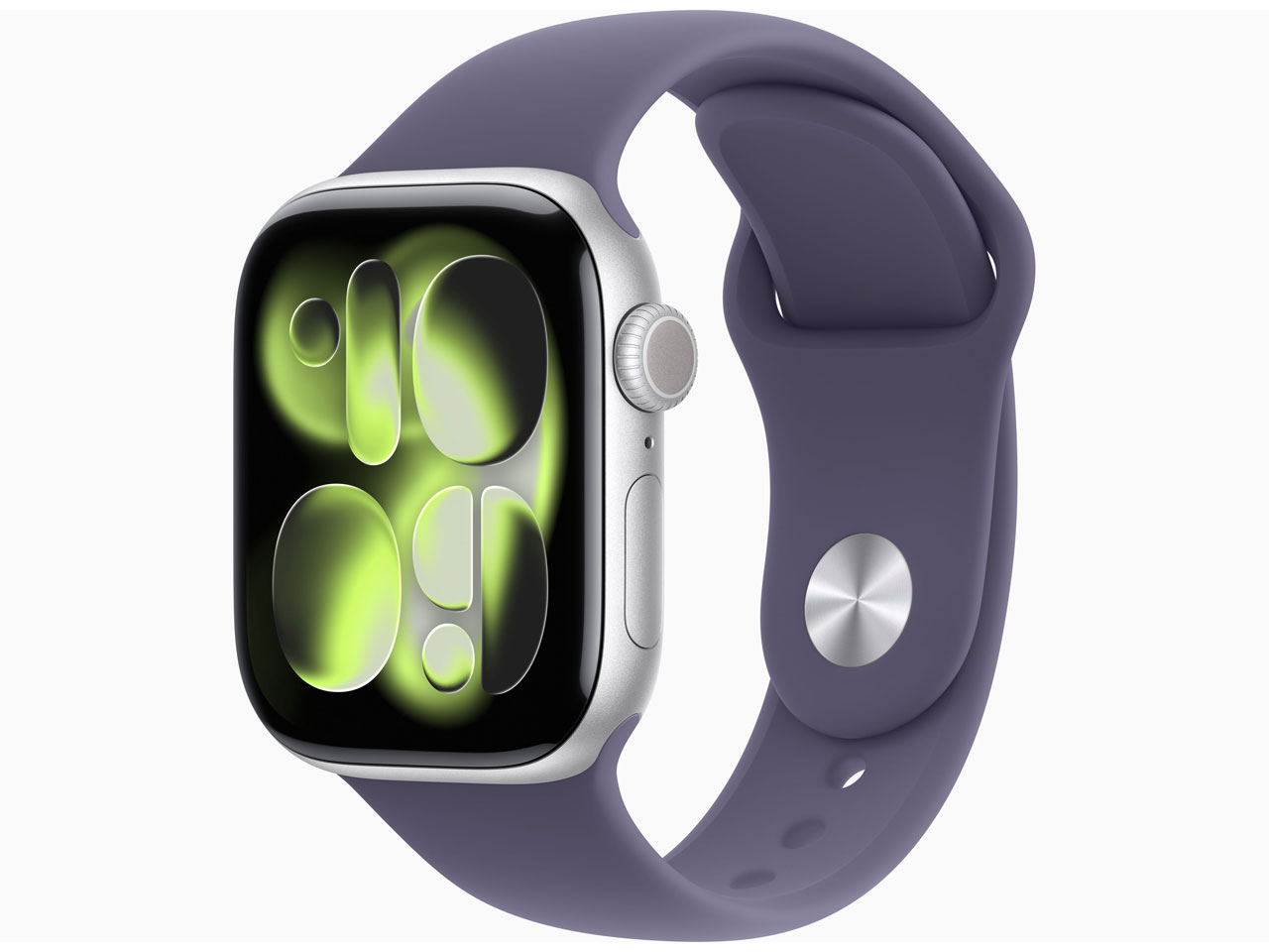 Apple Watch Series 11 GPSモデル 42mm MEU64J/A [シルバー・パープルフォグスポーツバンド S/M]